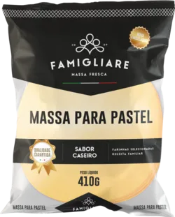 Massa Pastel Disco Médio 410g
