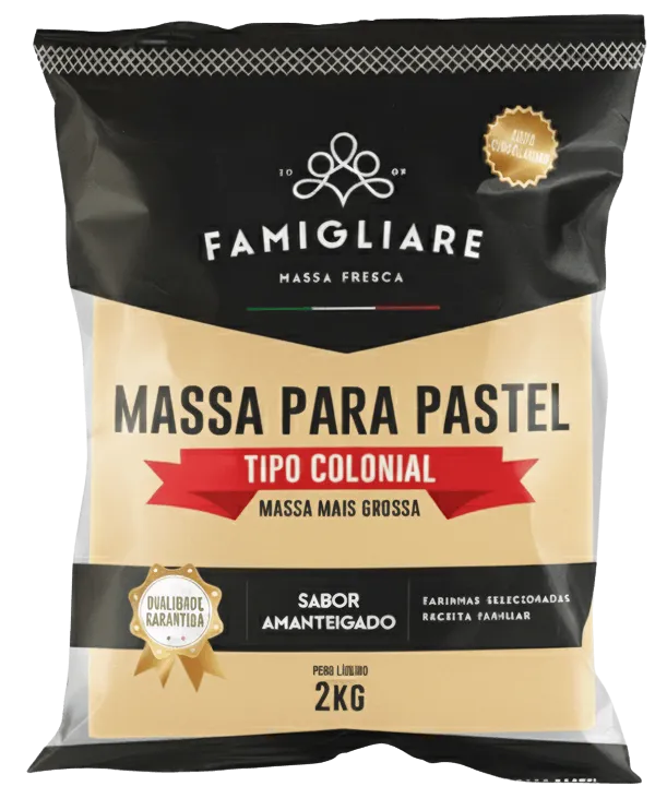 Massa para Pastel Colonial 17x23 2kg