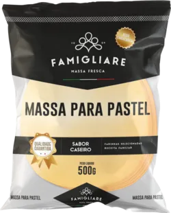 Massa Pastel Disco Lanche 500g