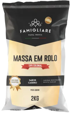 Massa Rolo 21cm 2kg