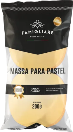 Massa Pastel Disco Pequeno 200g